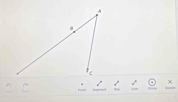 × 
Point Segment Ray Line Circle Deletn