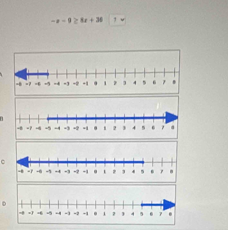 ≥ 8x+30 7 
D 
C 
D