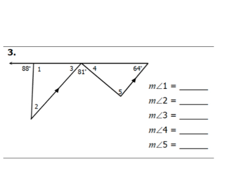 m∠ 1=
_ m∠ 2=
_
_ m∠ 4=
_ m∠ 5=