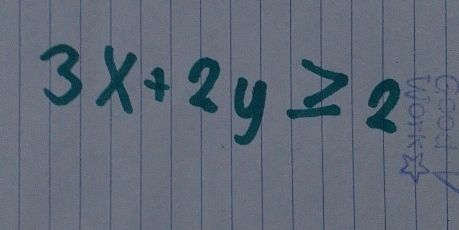 3x+2y≥ 2
frac 3^3