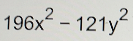 196x^2-121y^2