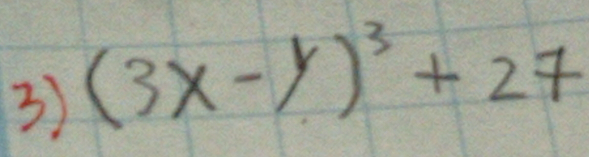 (3x-y)^3+27