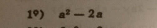 a^2-2a