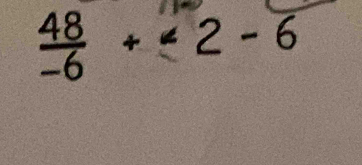  48/-6 +<2-6</tex>
