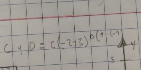 CyD=C(-2-3)^D(1-(-1) y