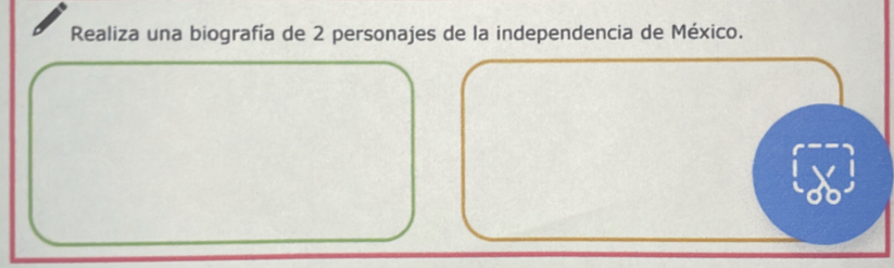 Realiza una biografía de 2 personajes de la independencia de México.