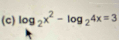 log _2x^2-log _24x=3