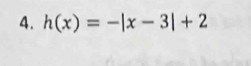 h(x)=-|x-3|+2