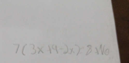 7(3x+9-2xendpmatrix =8* 16