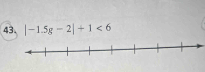 |-1.5g-2|+1<6</tex>