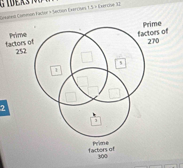 Greatest Common Factor > Section Exercises 1.5 > Exercise 32 
f 
2