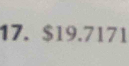 $19.7171