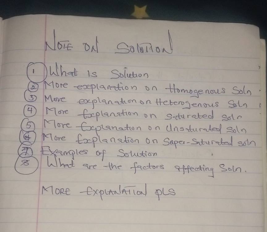 Gelöst:Noe on Somon What is Solution y ② Kore explanation on tomogenous ...