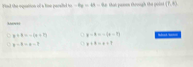 x=x
(7,8),