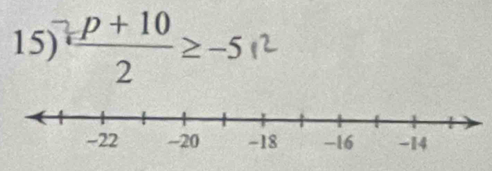  (p+10)/2 ≥ -5