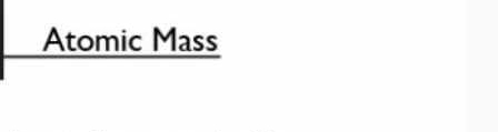 Atomic Mass