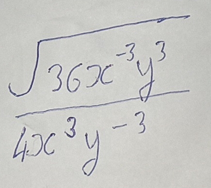 beginarrayr □^3-255 frac sqrt(5)(-y)^- 2/3 ·  2/3   sqrt(3)/2 ( 1/3 )^- 2/3 =