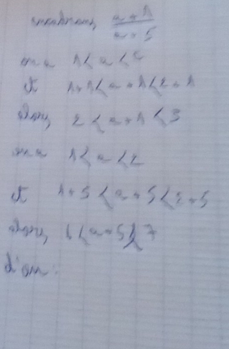 soeabroos  (a+1)/a+5 
1
1+1≤ a+1≤ 2+1
2<3</tex>
1
( 1+5<3+5<2+5
1(a-5)^7
dom