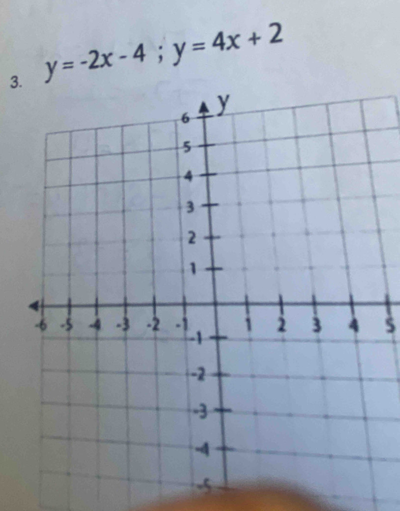 y=-2x-4; y=4x+2