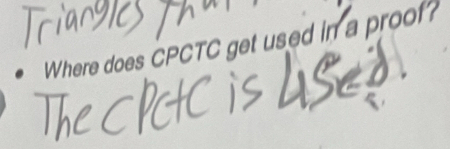 Where does CPCTC get used in a proof?