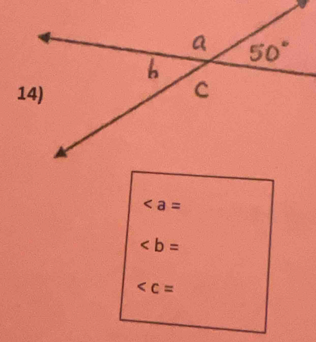 ∠ a=
∠ b=