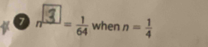 a 3-à when n= 1/4 