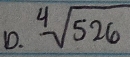 sqrt[4](526)