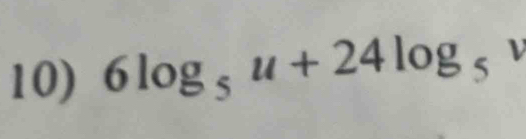 6log _5u+24log _5