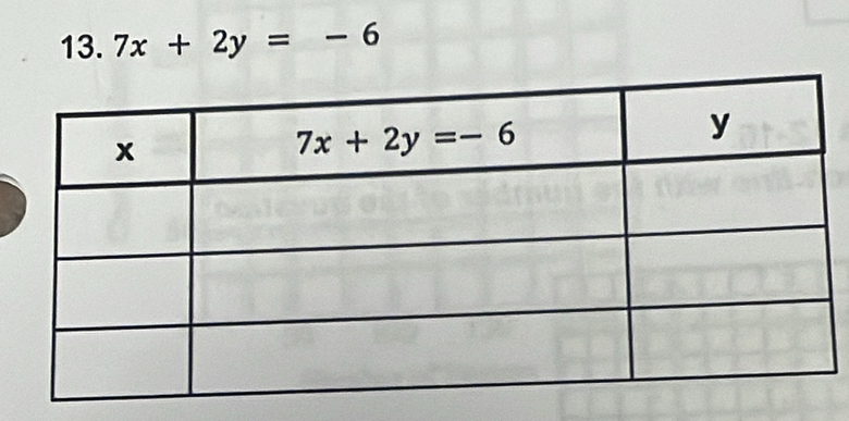 7x+2y=-6