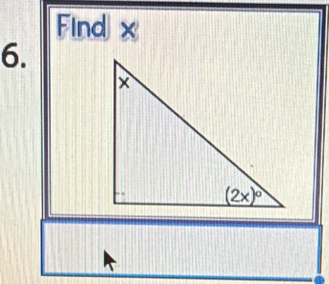 Find x
6.