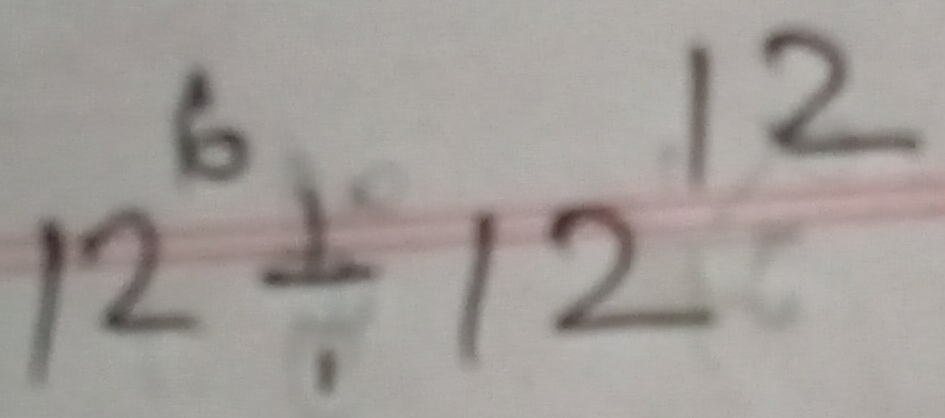 12^6/ 12^(12)