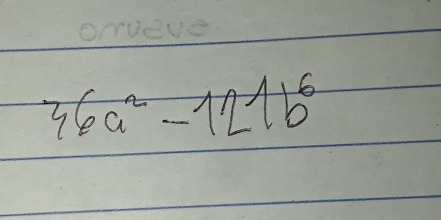 36a^2-121b^6