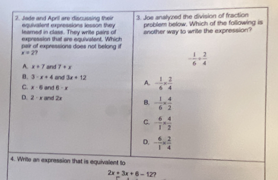 2x+3x+6-12 ?