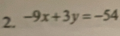 -9x+3y=-54