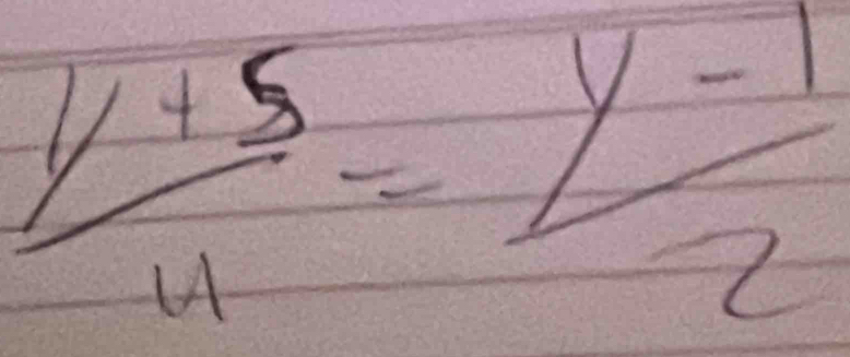 frac y+5_ (y-5)/y = (y-1)/2 