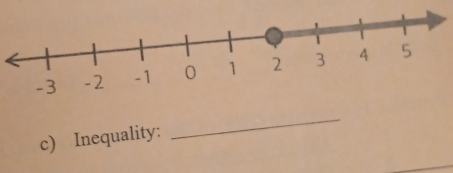 Inequality: 
_