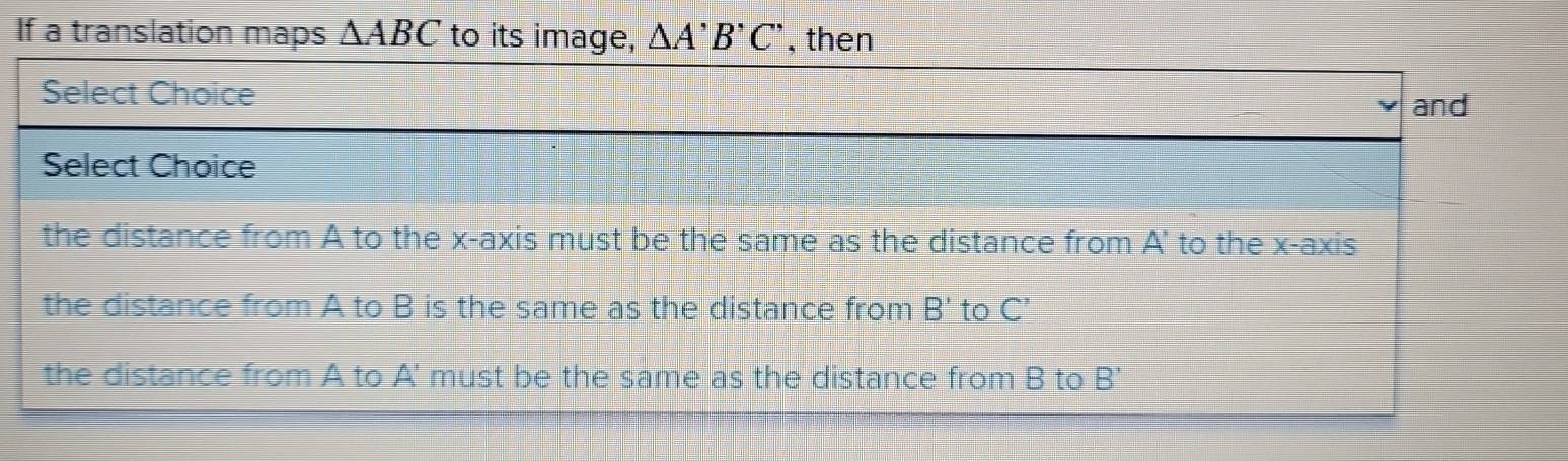 If a translation maps △ ABC to △ A'B'C'