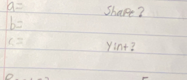 a=
Shape?
b=
c=
Yint?