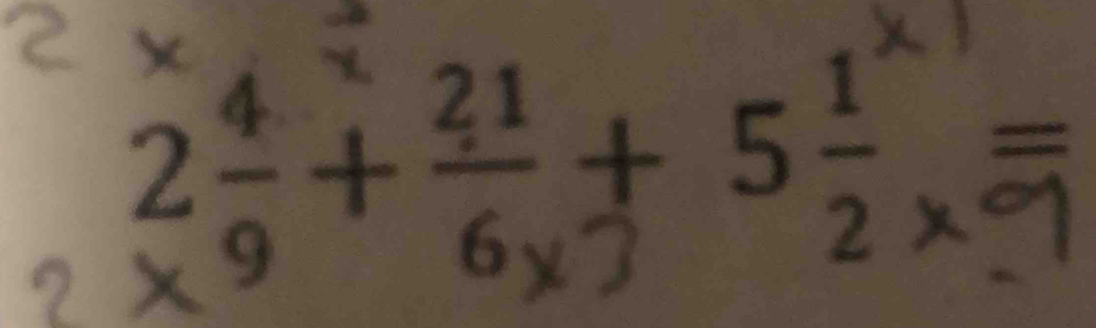 2+÷+ 5=
a