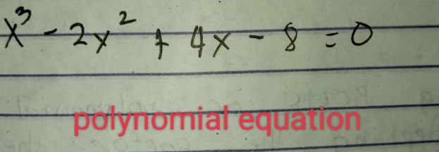 polynomial equation