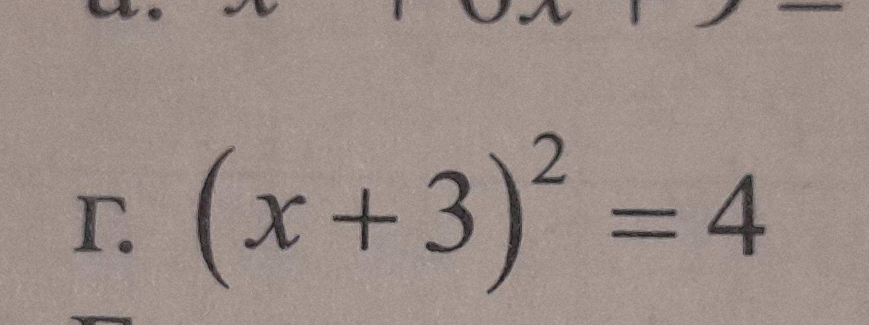 (x+3)^2=4