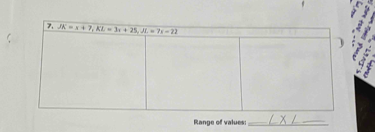 Range of values;__
_