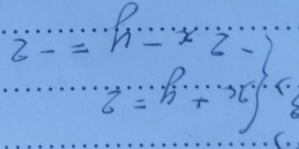 beginarrayl x_1+y=-2 -2=2 -2,x_n-·s y_1=-2endarray.
· )