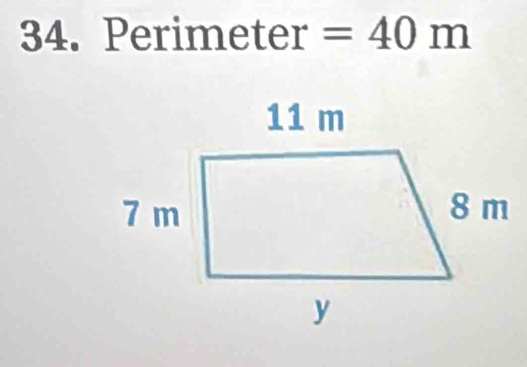 Perimeter =40m