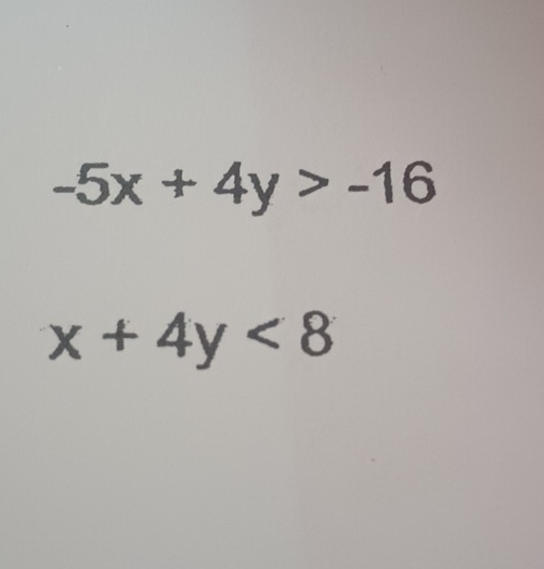 -5x+4y>-16
x+4y<8</tex>