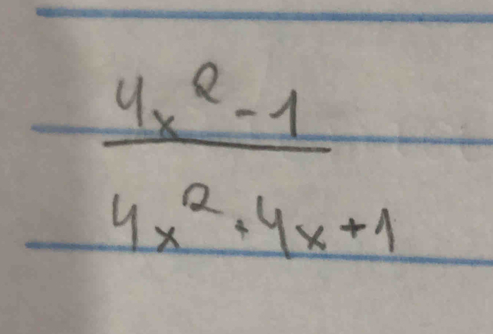  (4x^2-1)/4x^2· 4x+1 