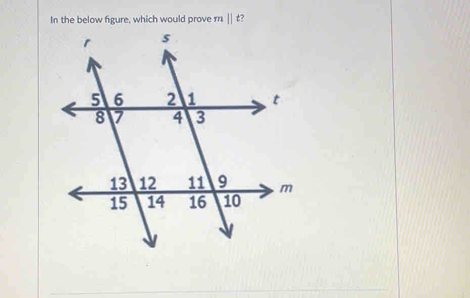 In the below figure, which would prove mparallel t ?