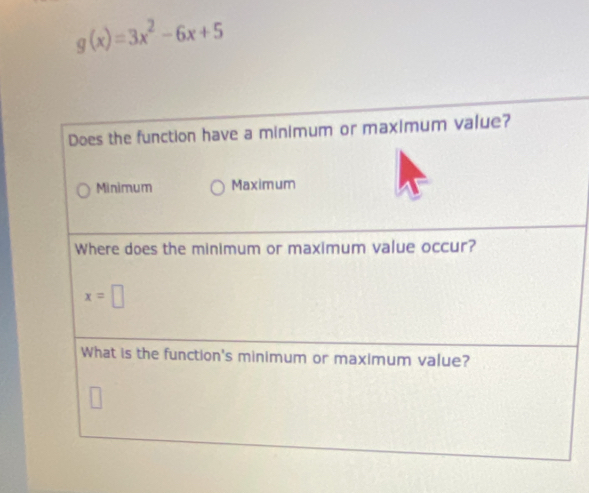 g(x)=3x^2-6x+5