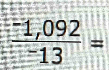 frac ^-1,092^-13=