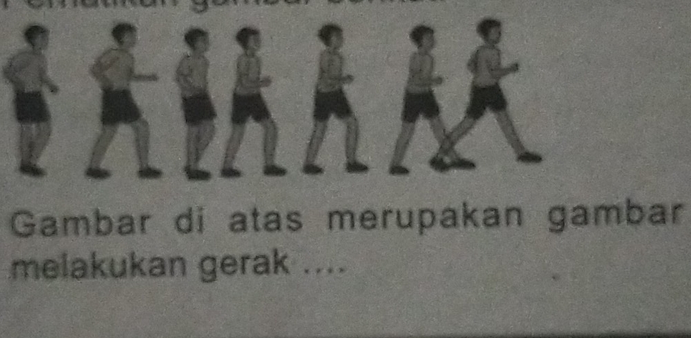 Gambar di atas merupakan gambar 
melakukan gerak ....